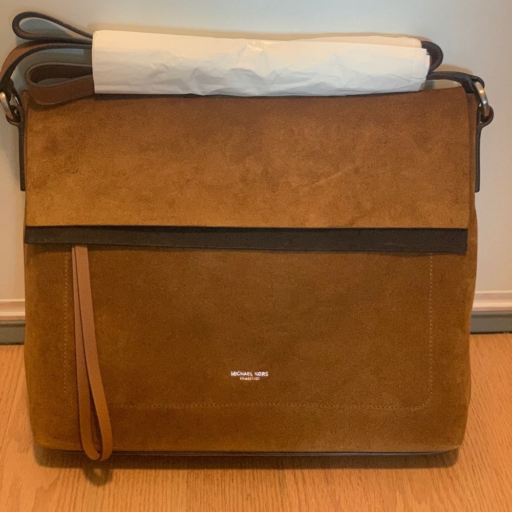 Michael Kors Sedona Suede Large Messenger Bag